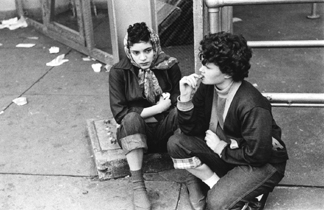 2 girls, coney Island by Raymond Jacobs